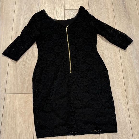 Women’s black lace dress size 10 - Picture 2 of 3